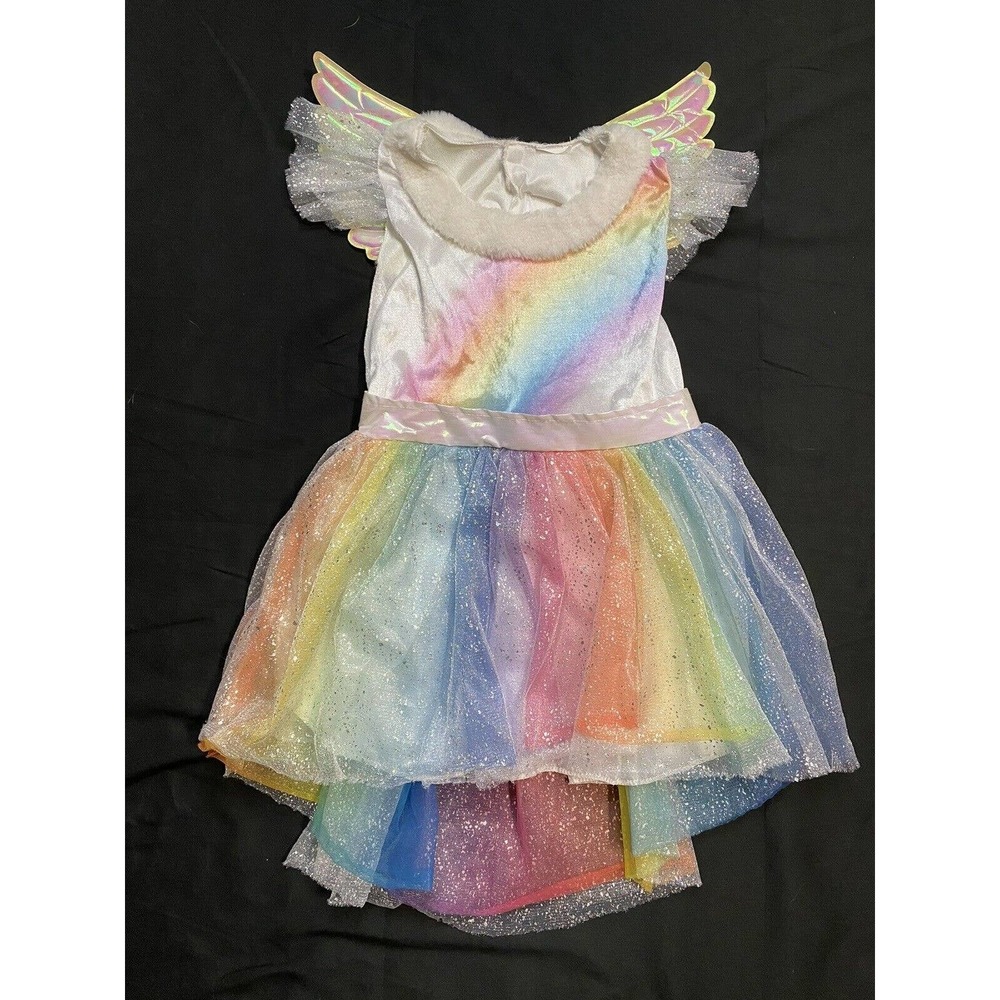 Girls Fairy Princess Dress Costume Removable Wings‎ Measurements In Photos
